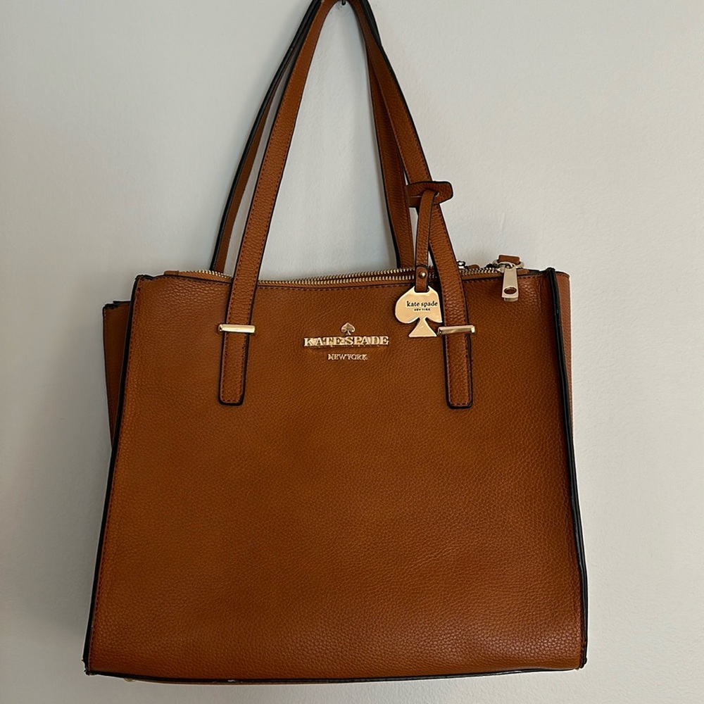 Kate Spade Bag purse. Neutral Camel brown color.